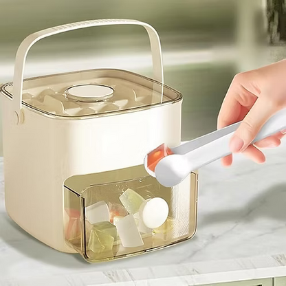 Double Layer Ice Box – Insulated Portable Cooler Storage Box