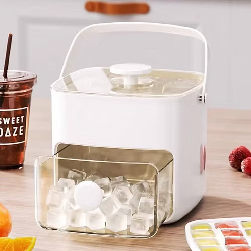 Double Layer Ice Box – Insulated Portable Cooler Storage Box