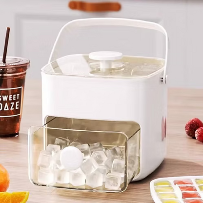 Double Layer Ice Box – Insulated Portable Cooler Storage Box