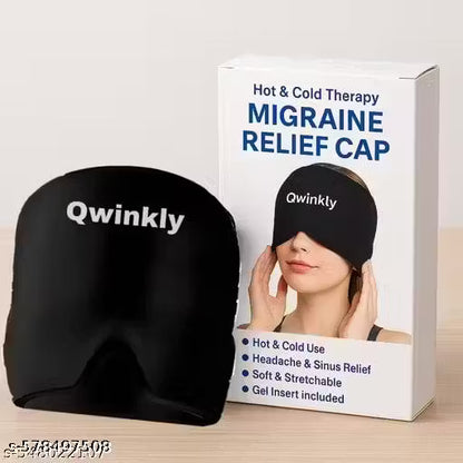 Migraine Relief Cap – 360° Compression Cooling Headache Relief Hat